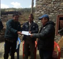 डिल्लिचौर कृषि सेवा केन्द्र गाउँपालिकालाई हस्तान्तरण गर्दाको तस्विर